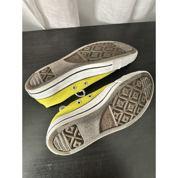 Converse Chuck Taylor All Star Neon Yellow Sneaker Shoes Size M 6 Wo’s 8 - Picture 6 of 7
